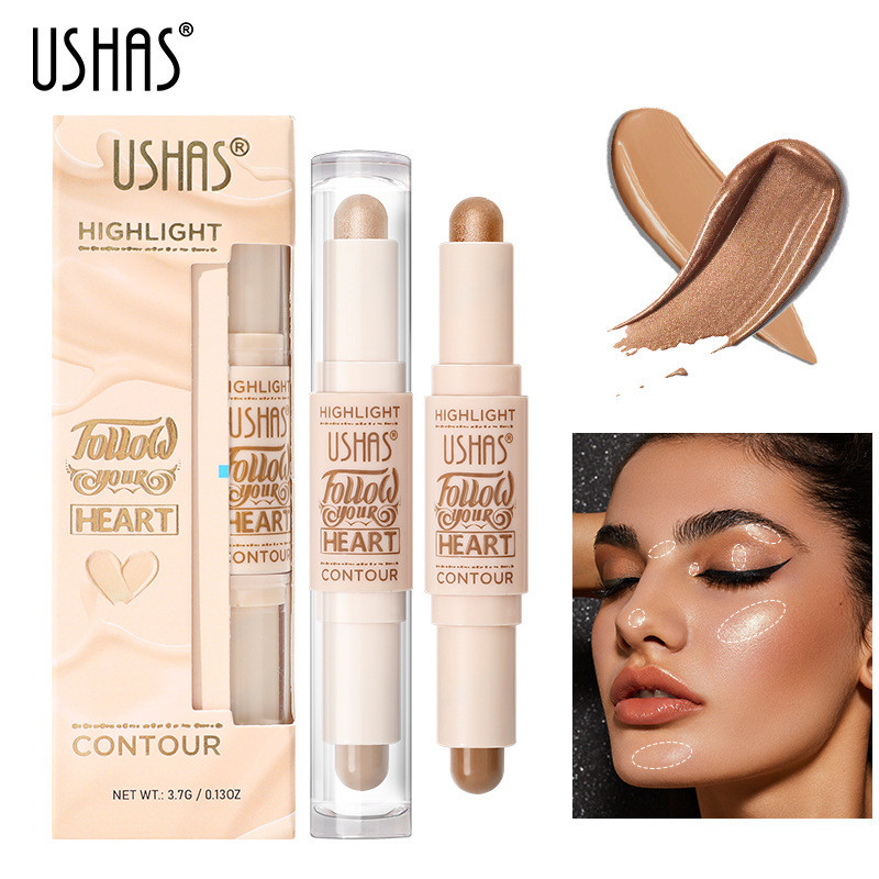 2 in 1 Highlighter คอนซีลเลอร์ Stick Natural Highlighter FS364A