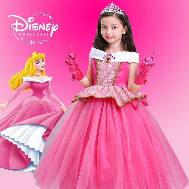 Sleeping Beauty Aurora Briar Rose ชุดคอสเพลย์เด็ก Sleeping Beauty ชุดเจ้าหญิง Love ชุดเจ้าหญิงฮาโลวี