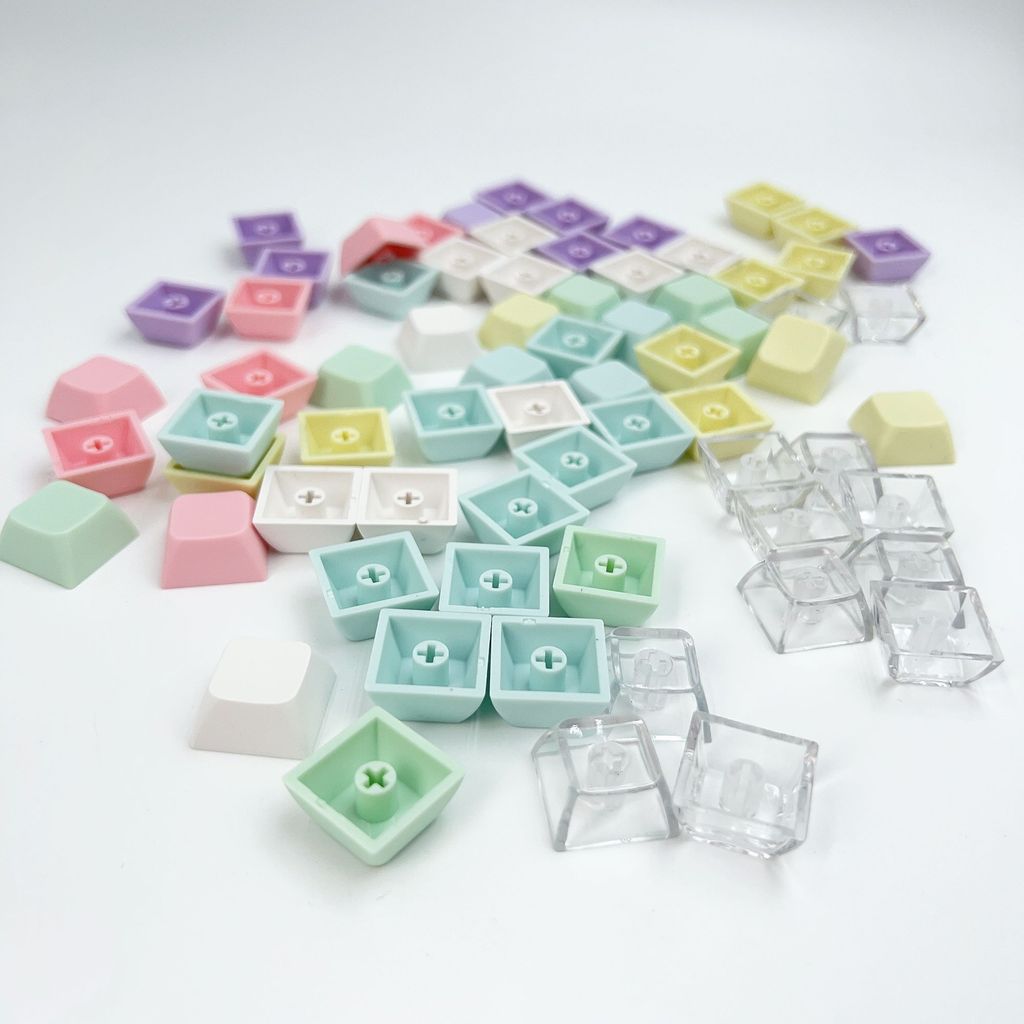 เหมาะสําหรับ XDA ความสูง Non-แกะสลัก keycap วัสดุ PBT สี keycap ที่กําหนดเอง DIY Creative ที่ใช้งานไ