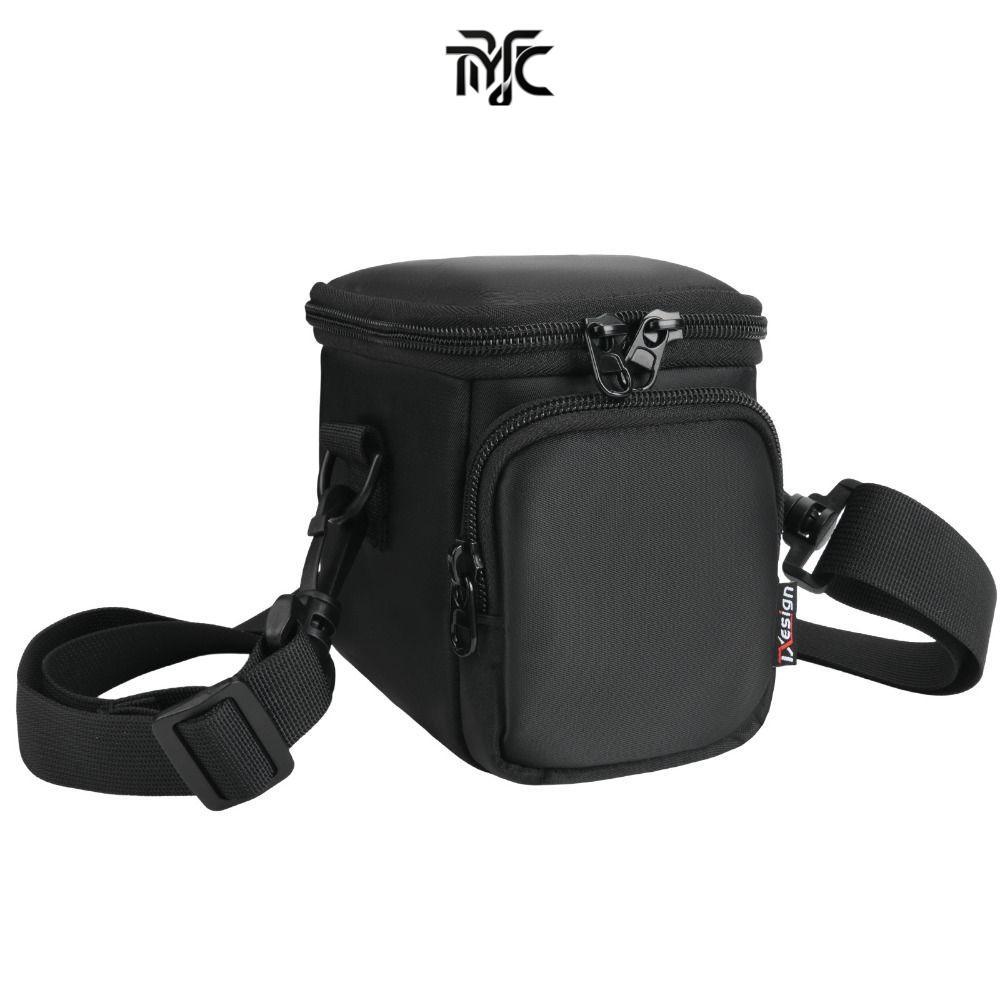 TYJPV Camera Storage ,พร้อมสายคล้องไหล่ Anti-fall Travel Carrying Bag, Anti-scratch กันกระแทก Dual-p