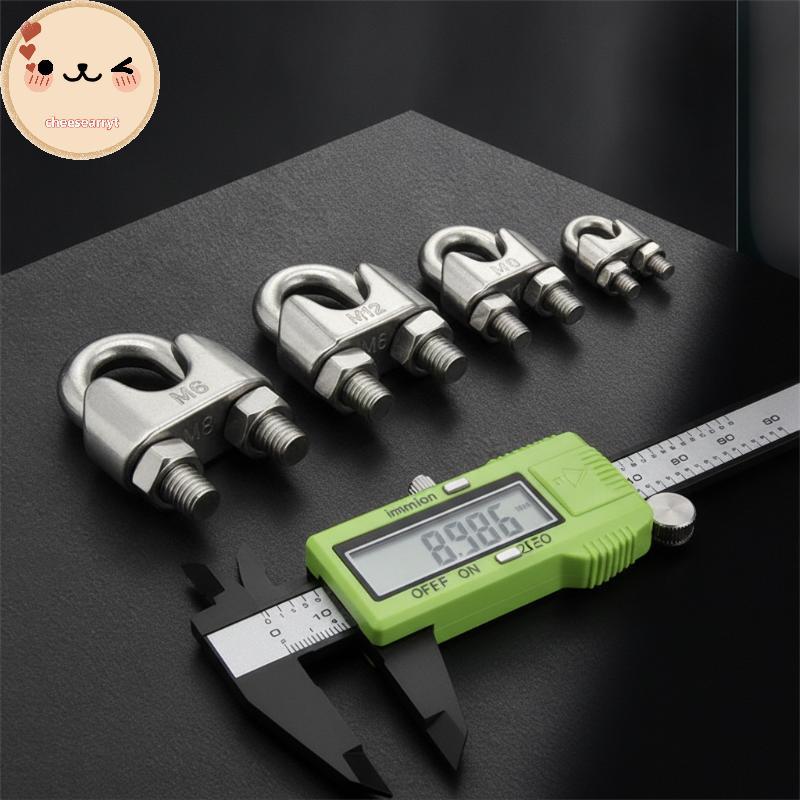 Chee 5 ชิ้น M2 M4 M5 M8 U ประเภทสาย Fasteners วัสดุสแตนเลสสําหรับบ้านสายไฟ Outdoor Guy ลวด Seduction