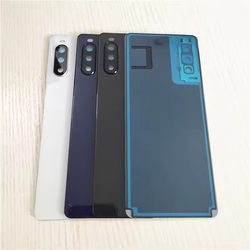 ฝาหลังสําหรับ Sony Xperia 10 II XQ-AU51 AU52 แบตเตอรี่ซ่อมประตูโทรศัพท์เปลี่ยนกรณีด้านหลัง + เลนส์กล