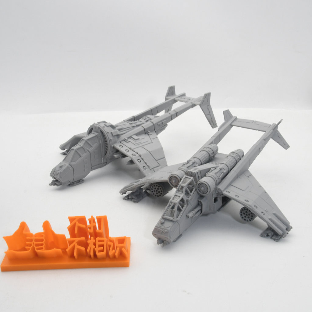 การพิมพ์ 3D Warhammer 40K Vulture Gunship Star World Army Valkyrie Gunship