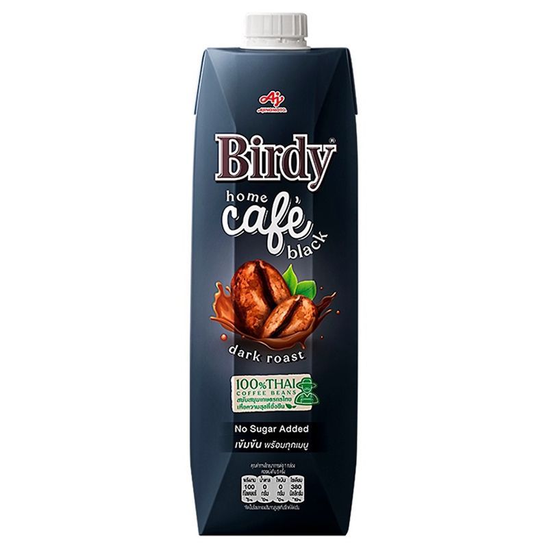 เบอร์ดี้โฮมคาเฟ่แบล็ค 1000มล. Birdy Home Cafe Black Dark Roast 1000ml.