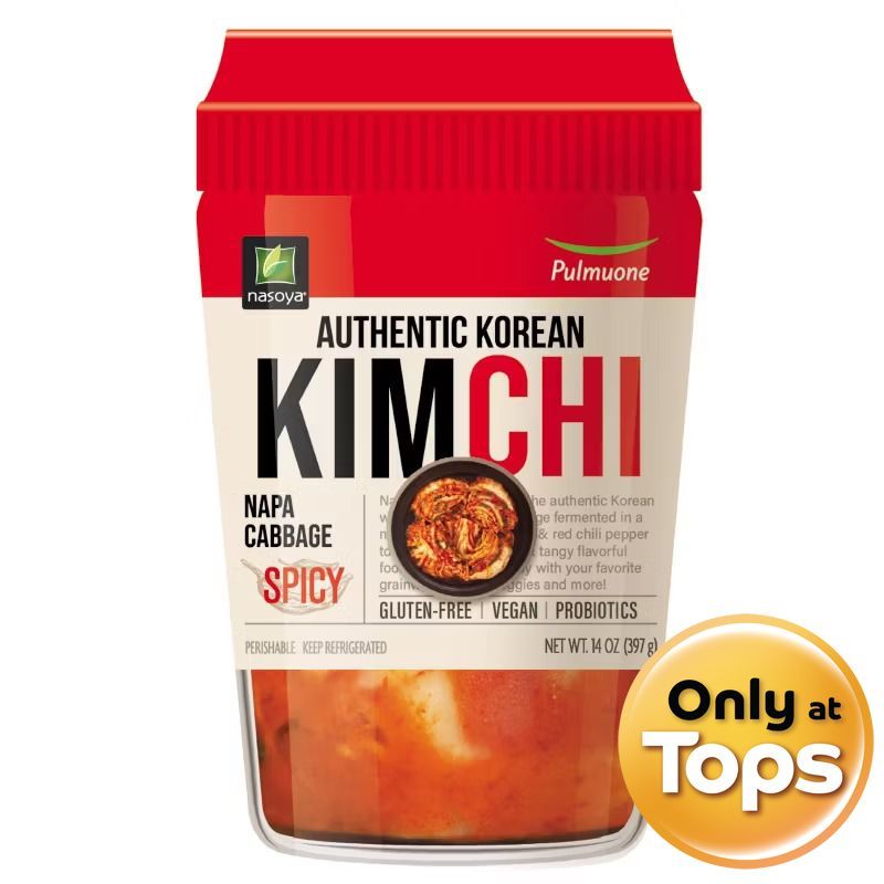 พูลมูวอนกิมจิวีแกนสไตล์เกาหลีชนิดเผ็ด 397กรัม Pulmuone Korea Kimchi Spicy Vegan 397g.