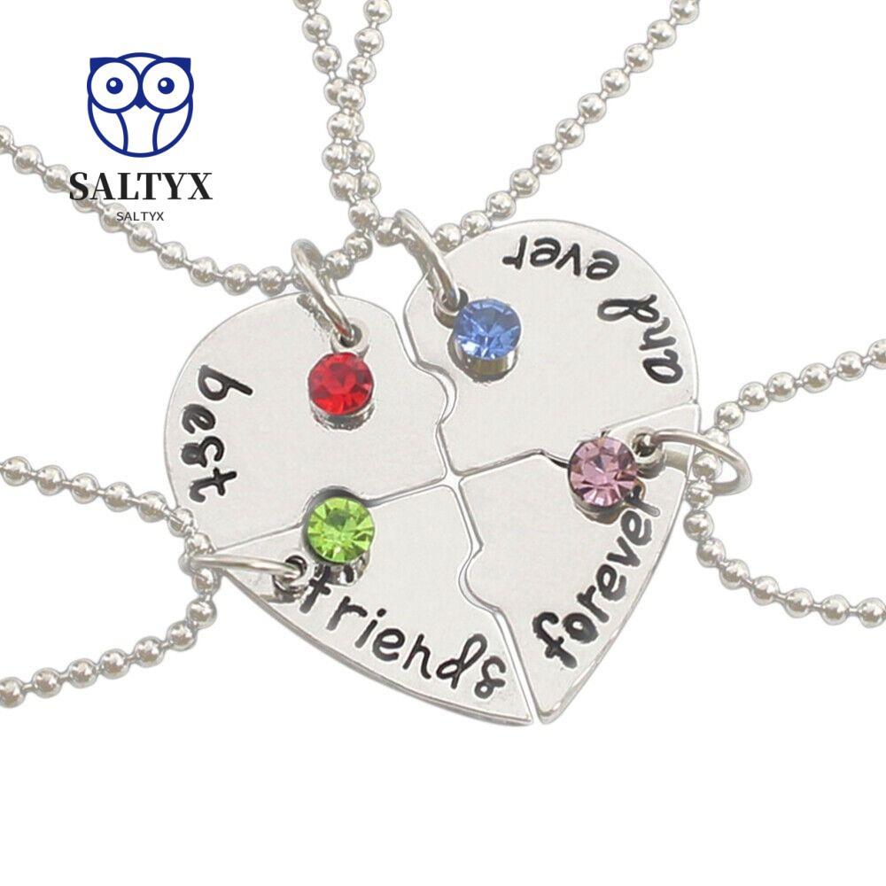 SALTYX 4 Bff Friend Love สร้อยคอของขวัญที่ดีสร้อยคอสตรี