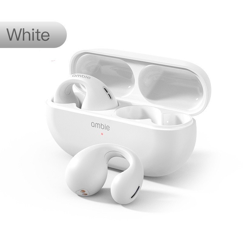 Ambie Sound Earcuffs Ear Conduction ต่างหูชุดหูฟังบลูทูธไร้สาย Aurulares ชุดหูฟัง TWS ชุดหูฟังบลูทูธ