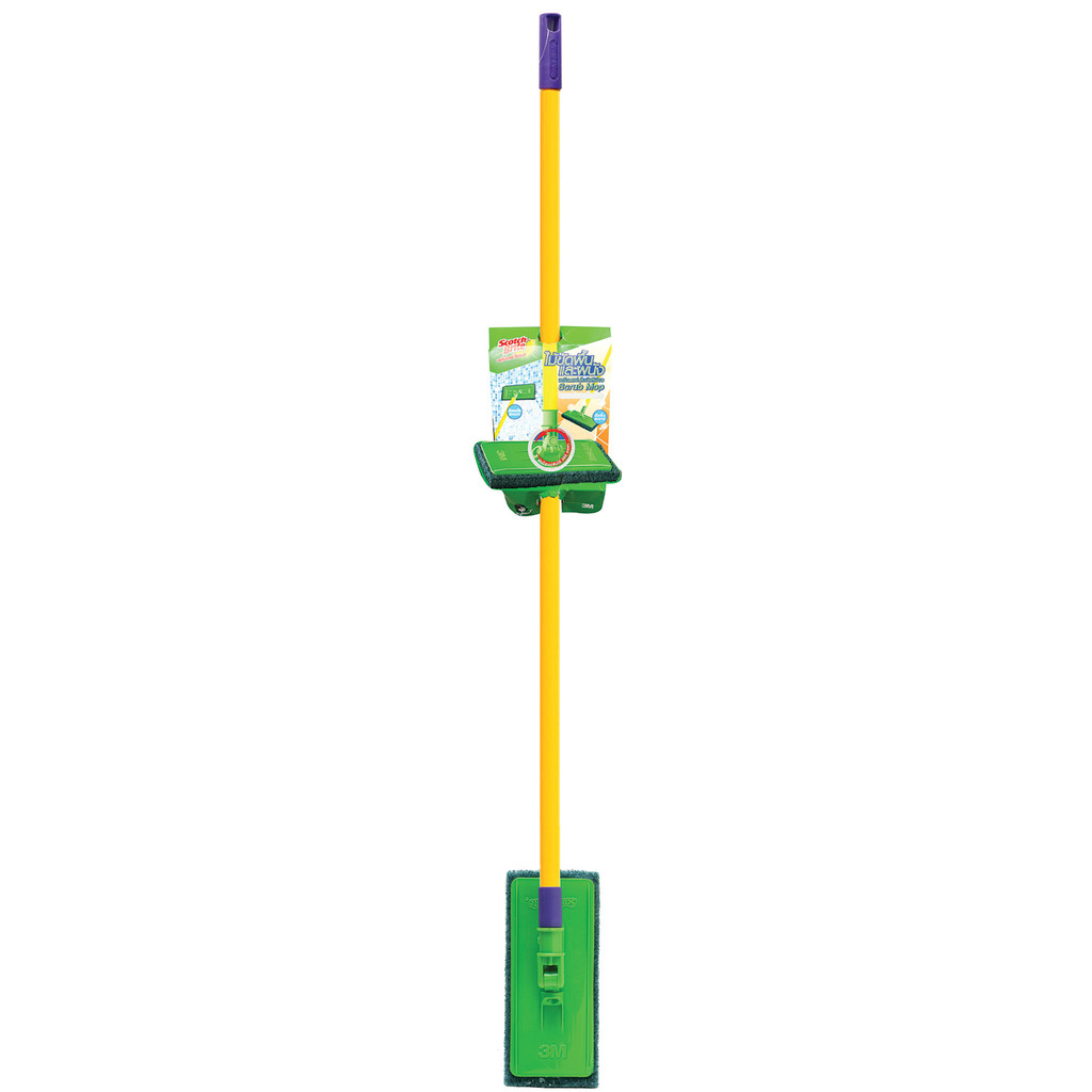 SCOTCH-BRITE ไม้ม็อบขัดพื้นและผนัง รุ่นใยขัดสีเขียว