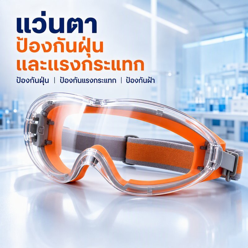 COD แว่นตากันลม แว่นเซฟตี้ แว่นตานิรภัย ป้องกันหมอก กันทราย การป้องกันดวงตา สามารถสวมใส่กับแว่นสายตาสั้นได้