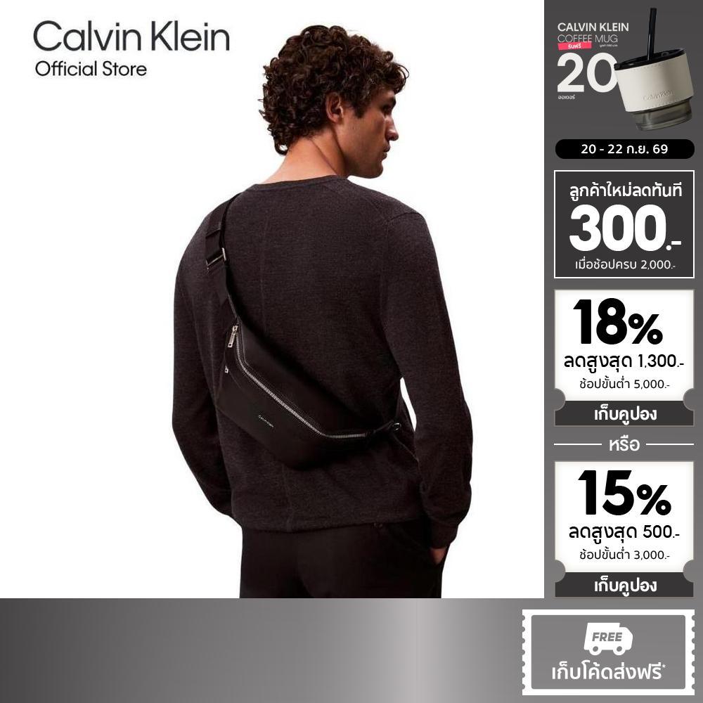 CALVIN KLEIN กระเป๋าสะพายข้างผู้ชาย Waistpack ทรง Belt Bag รุ่น 4D3161G UB1 - สีดำ