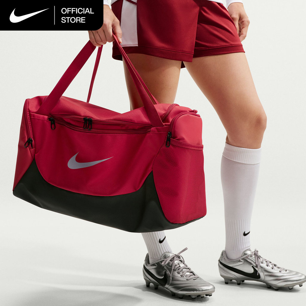 Nike حقيبة رياضية Brasilia صغيرة 40 لتر — أحمر — صورة 6