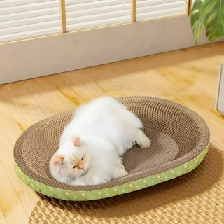 กระดาษลับเล็บแมว  ที่ฝนเล็บแมว ของเล่นแมว แมวนอนได้ เพิ่มควา…