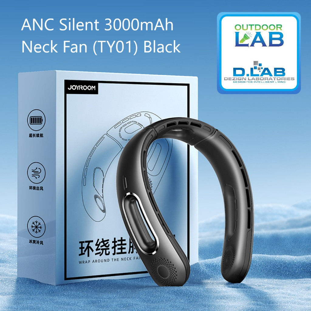 ANC พัดลมคล้องคอ Silent 3000mAh TY01 BlackTH99 NNAV