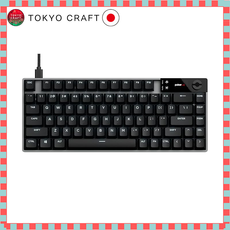 Pulsar Gaming Gears eS HE 70 Hall Effect Magnetic Gaming Keyboard ANSI English Layout 79 Keys Magnet