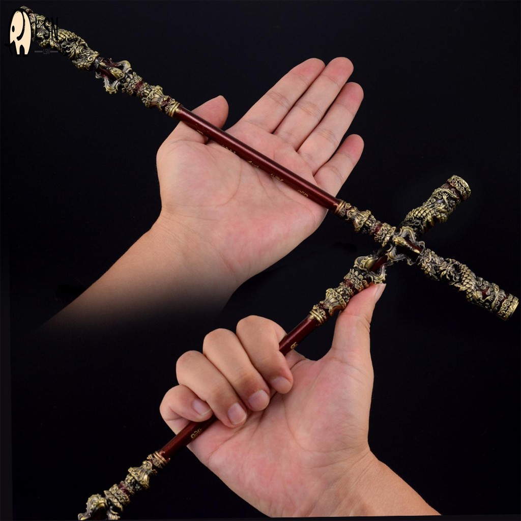 Wukong โลหะ Ruyi Jingu Bang รุ่น Monkey King Sun Wukong คอสเพลย์ Props สําหรับเดสก์ท็อปตกแต่ง