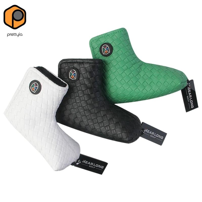 Prettyia Golf Club Cover Golf Mallet Putter Cover กันน้ําอุปกรณ์กอล์ฟแขนพัตเตอร์กอล์ฟ Headcover Golf Putter Cap Protector