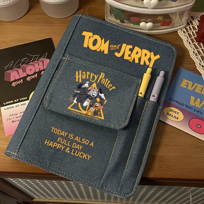 Creative Cat และ Old Harry Magician สินค้าไดอารี่โน้ตบุ๊คนักเรียนโน้ตบุ๊ค Planner Notebook A5 VS6YHT