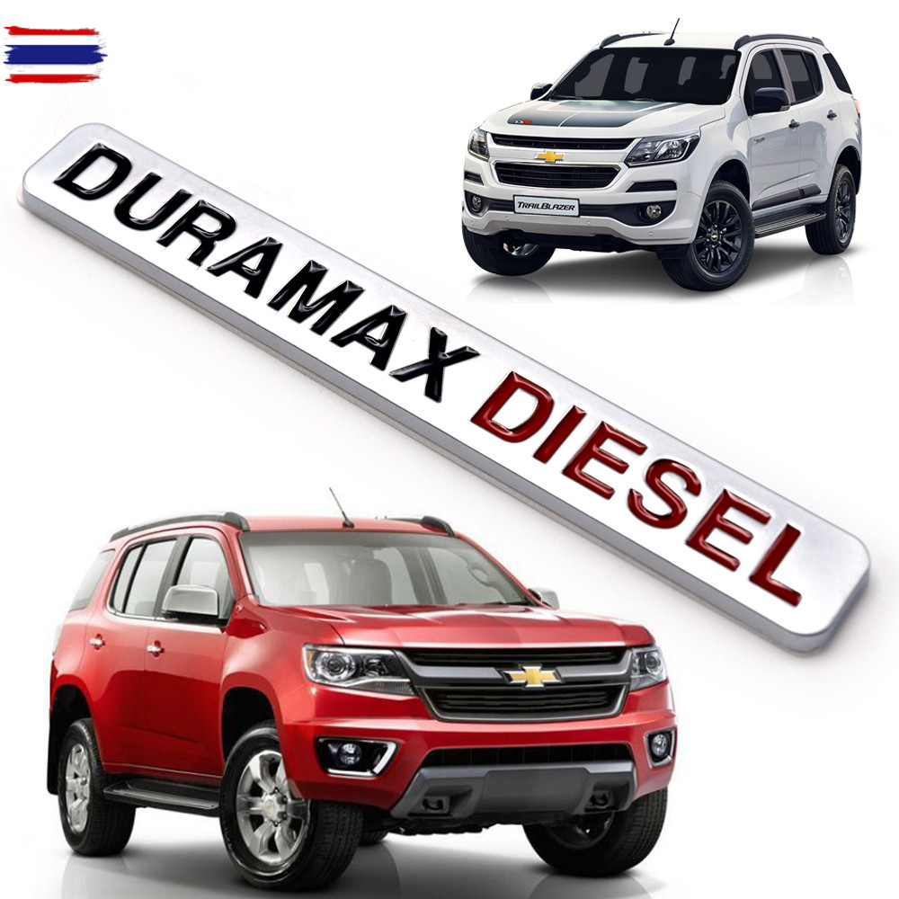 Logo ข้างประตู "DURAMAX DIESEL" Chevrolet Trailblazer LT, LTZ ขนาด 15x2x0.3 จำนวน 1 Piece year 2012-