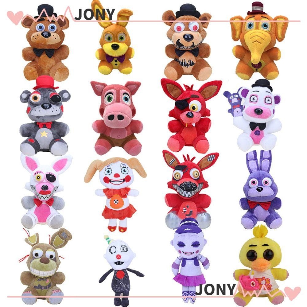 JONY FNAF ของเล่นตุ๊กตาวันเกิดการ์ตูน Kawaii Fazbear ของเล่น