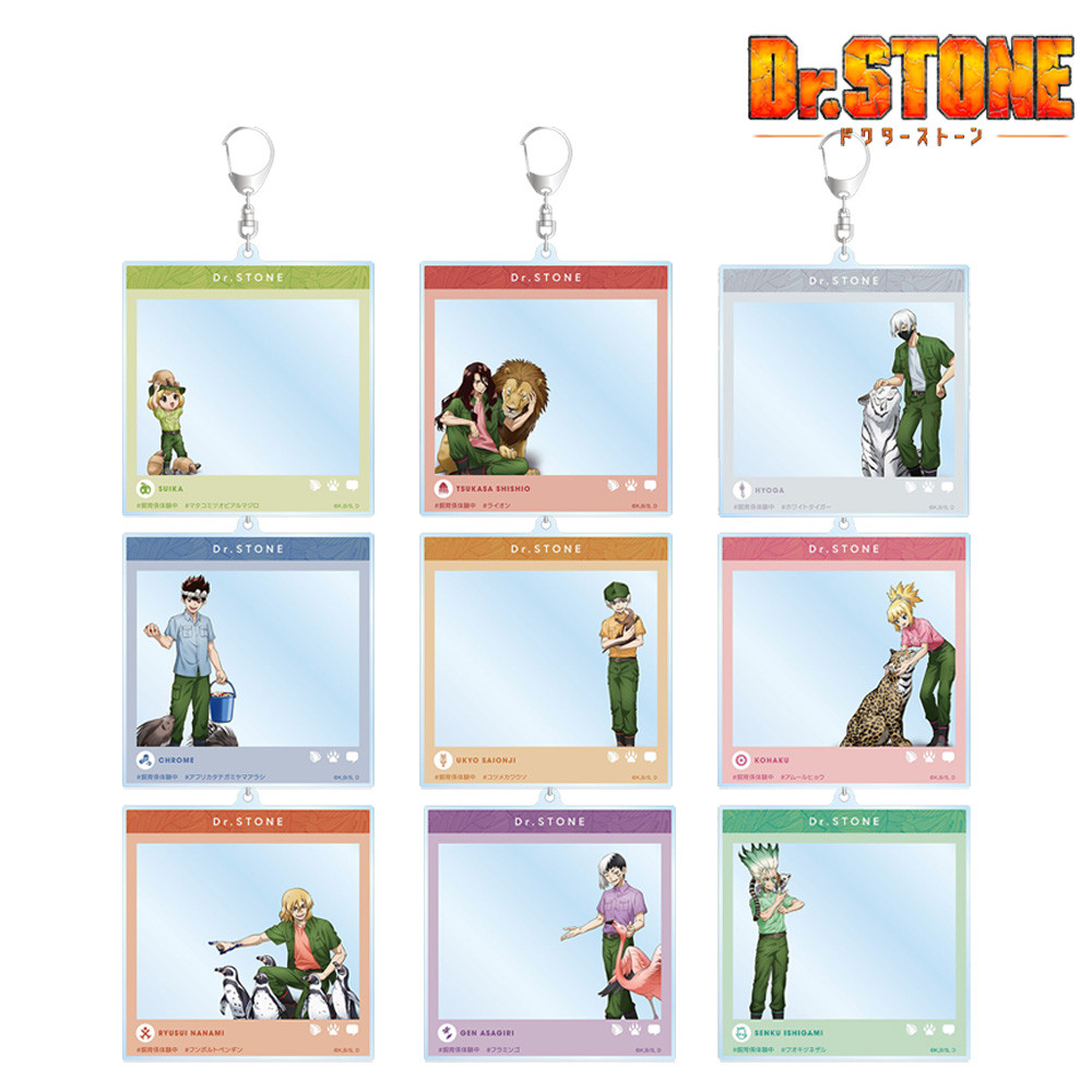 ดร. Stone Hyoga Tsukasa Shishio Suika Kohaku Ukyo Saionji Chrome Ryusui Gen Asagiri Senku Ishigami Z