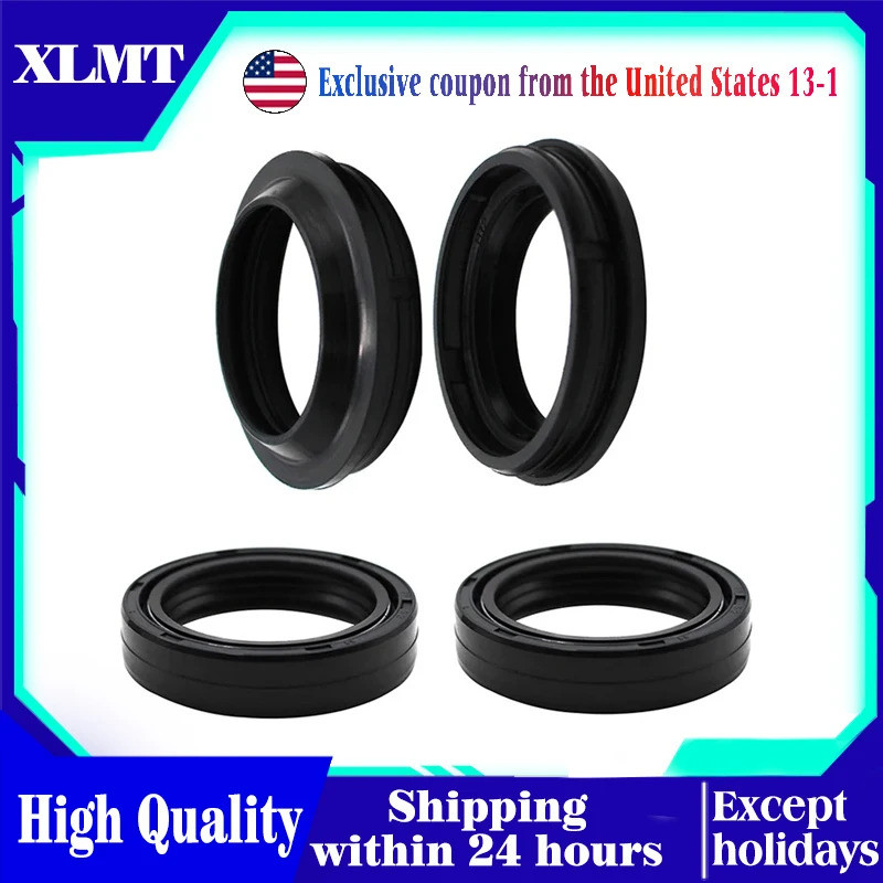 41x53x8/10 รถจักรยานยนต์ส้อม Damper ซีลน้ํามันฝุ่น Lip สําหรับ Yamaha FZS600 FAZER YZF-R1 XT600 XT60