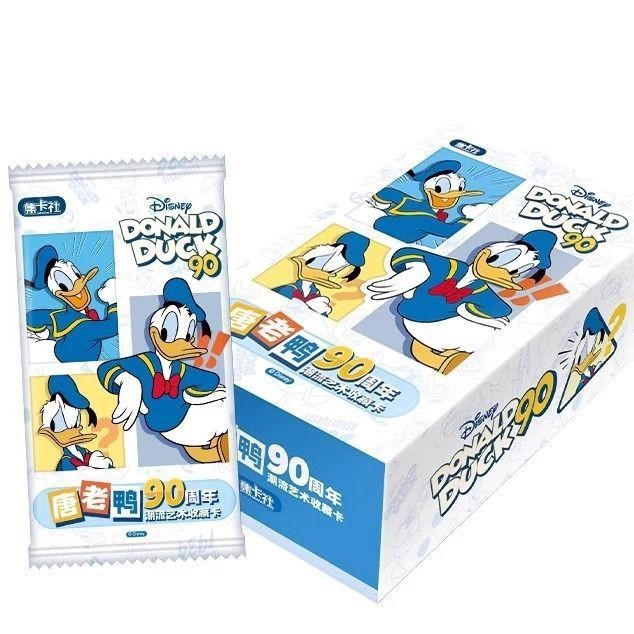 Jikashe Donald Duck 90th Anniversary Trend Art Collection Card Influencer สินค้าใหม่คลังสินค้าพร้อม 