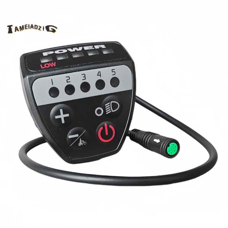 ตัวควบคุมจอแสดงผล LED UART Protocol สําหรับ BBS01B BBS02B อุปกรณ์เสริมสำหรับมอเตอร์กลางจักรยานไฟฟ้า