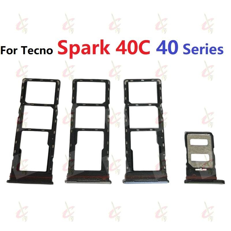 ซิมการ์ดถาดสําหรับ Tecno Spark 40C 40 Pro Plus Pro+ KM4K KM5 KM6 KM7