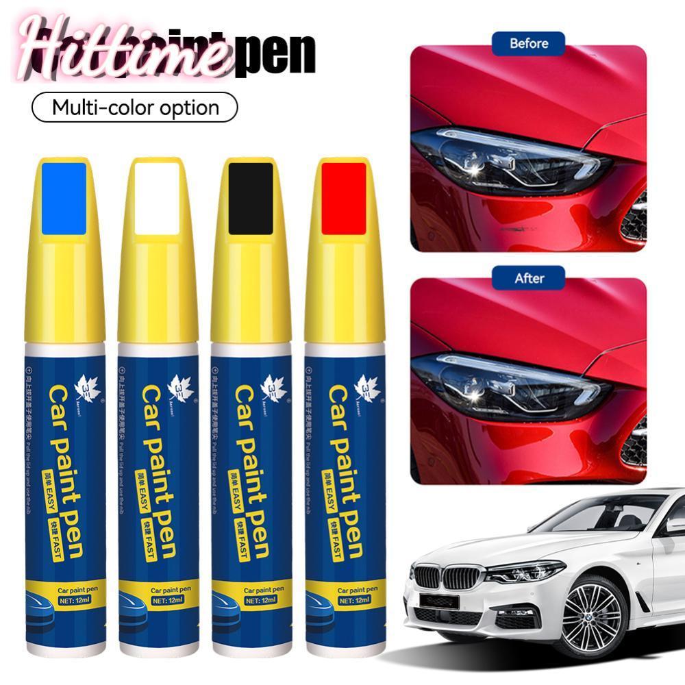 HITTIME 12ml ปากกาสีรถยนต์ Scratch Repair Remover Auto Touch Ups สีเติมปากกา Paint Care อุปกรณ์เสริม