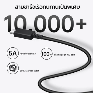 จากศูนย์ Galaxy ชาร์จเร็วสุด Galaxy ชุดชาร์จ 45W หัวชาร์จเร็ว ของ type C สายชาร์จ type c