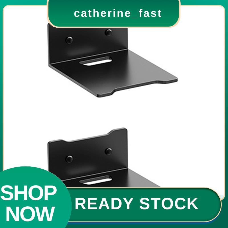 In Stock 2X Wall Shelf Holder Floating Shelf Stand Wall Mount Storage Rack สําหรับทีวีโปรเจคเตอร์ลํา