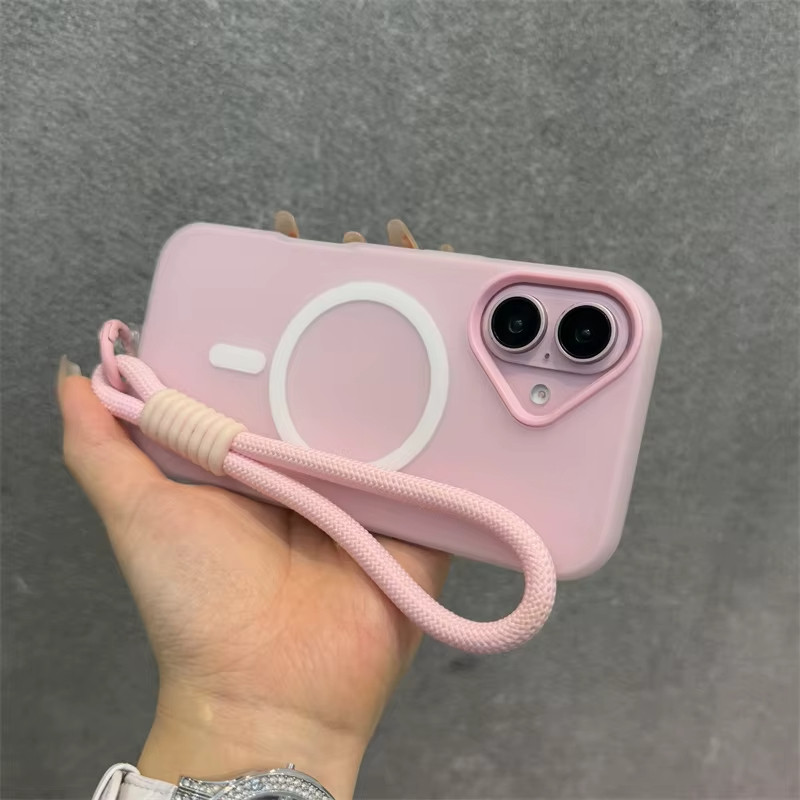 🔥🔥2-in-1 Case เคส iPhone 17 เคสไอโฟน 11 13 15 16 Air 12 14 Pro Max เคสไอโฟน11 เคสวุ้นแม่เหล็กฮาร์ดปกสําหรับสายคล้องคอ