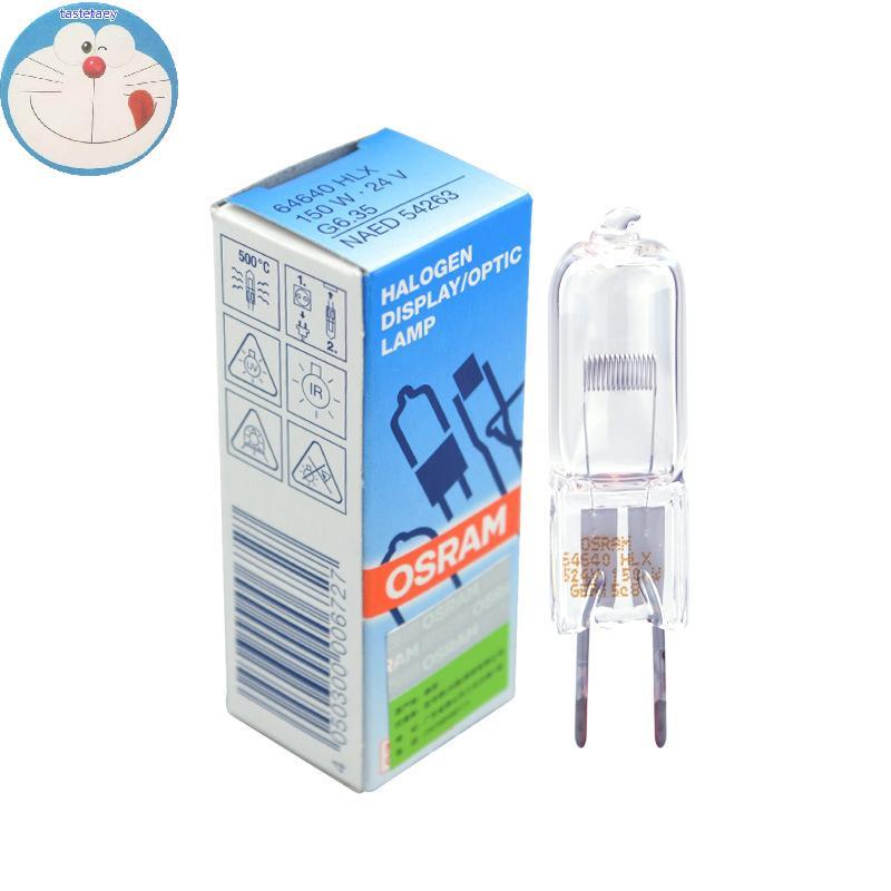 Tast Osram 64640 HLX โคมไฟ 24V 150W G6.35 สําหรับผ่าตัดวิดีโอโปรเจคเตอร์กล้องจุลทรรศน์โคมไฟผ่าตัด Sh