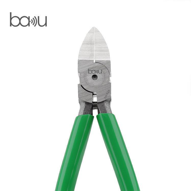 BA-626 เครื่องมือด้วยตนเองคีมตัดลวด Cr.V60C Chrome Vanadium Steel Sharp Nose Flat Nose Vise 20 ซม.