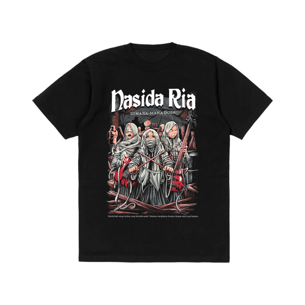 เสื้อยืด Rockermusic Band Nasida Ria Anywhere Sin
