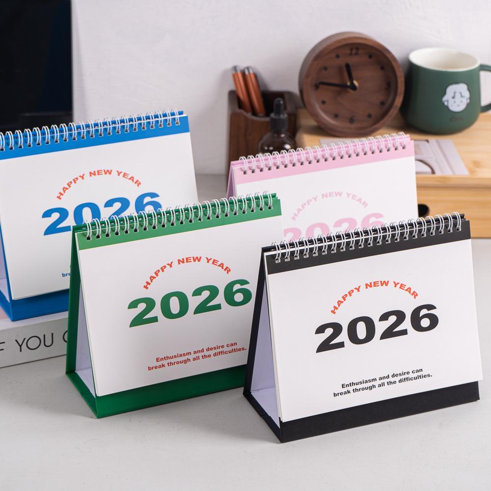 Aesthetic Birthday CALENDAR BOLD MINIMALIST CALENDAR 2026 ONE YEAR PLAN Yearly Planner