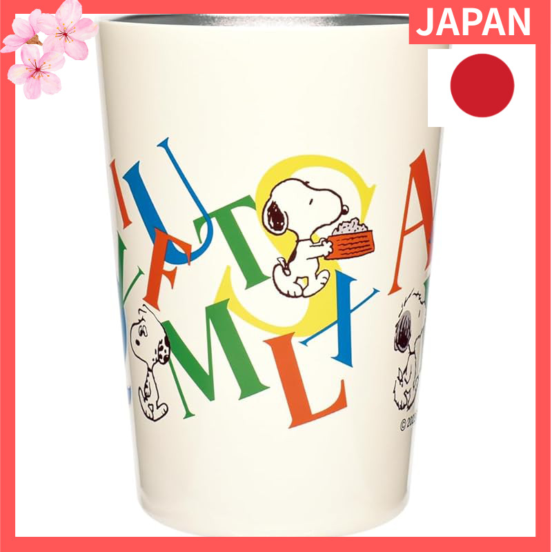 Onishi Ken Seihan PEANUTS Stainless Steel Tumbler WALK Brothers SLK-1810【Direct from Japan】
