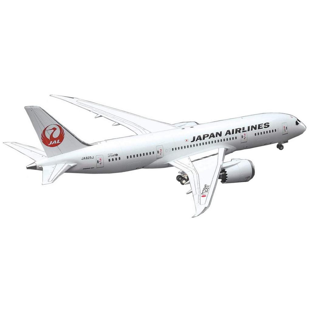 Hasegawa 1200 Japan Airlines B787-8 พลาสติกรุ่น 17