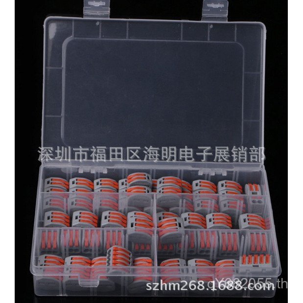 212 ขั้วต่อแบบขนาน 215 21360 ขั้วต่อเทอร์มินัล PCS สายไฟ Quick Connector Universal Wire Universal RK