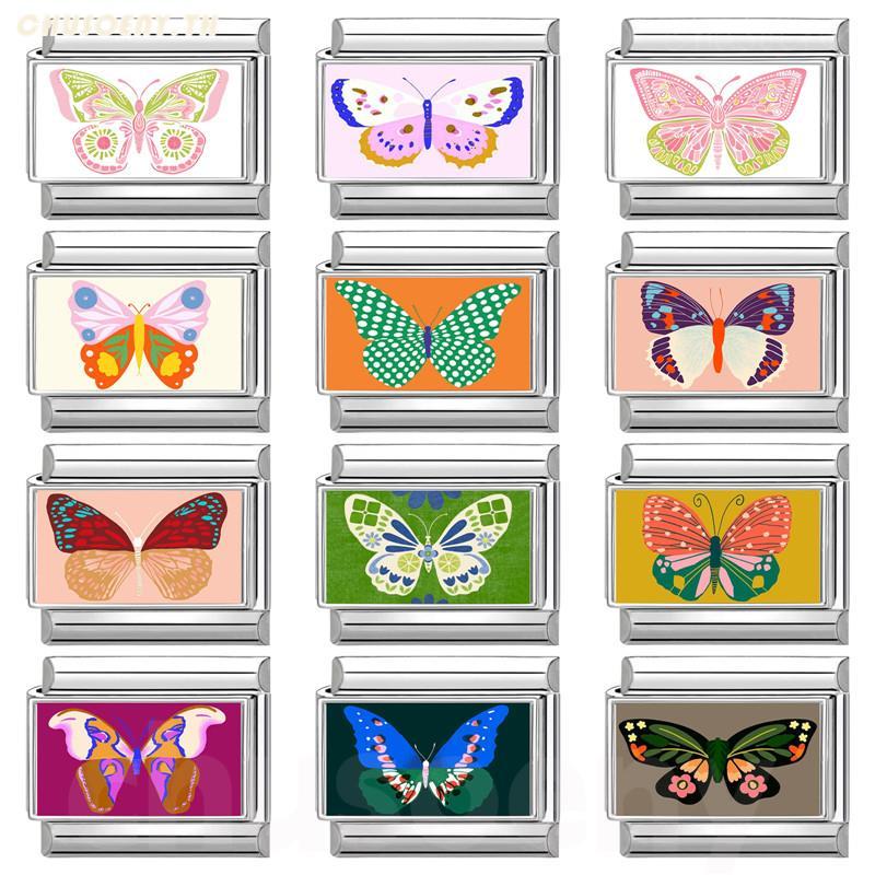 สร้อยข้อมือสแตนเลสสไตล์อิตาเลียน กว้าง 9 มิลลิเมตร เสริมบุคลิกภาพ