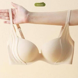 Lace & Bliss🌸Bra ชุดชั้นในไม่มีรอยต่อผู้หญิงหน้าอกเล็กรวบรวมไม่มีแหวนเหล็ก สวมใส่สบาย b05
