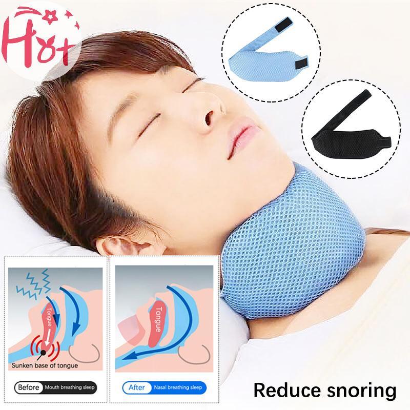 GE Anti Snore สายรัดคางสําหรับผู้ชายผู้หญิงปรับหยุดกรน Sleep คอรั้ง Anti Apnea Jaw Solution Sleep สน