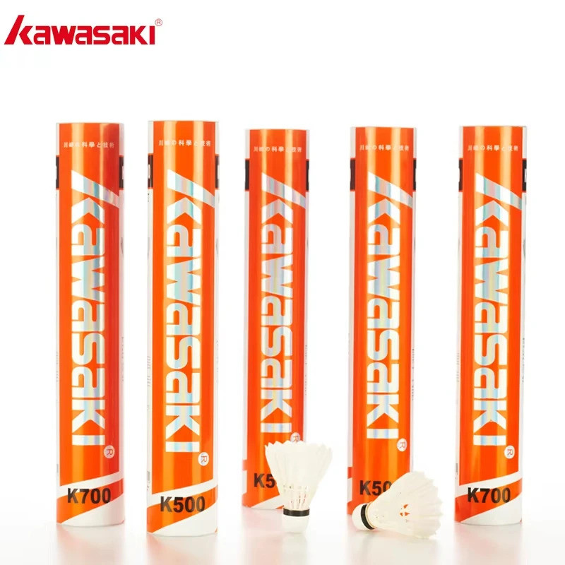 Kawasaki KING KONG 500/700 Shuttlecock Badminton Feather 3 IN 1 Technology Durable shuttle Badminton