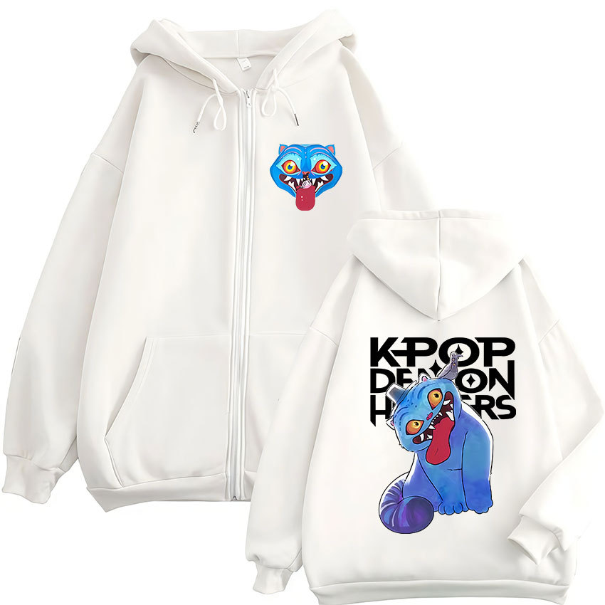 K-pop Demon Hunters 2025 Film Zipper Hoodie - Hunttrix Demon hunter jacket