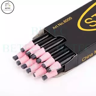 ดินสอสี เขียนผ้า มี 6 สี ขาว ดำ เเดง สีเหลือง เขียว สีน้ำเงิน ยี่ห้อ: STANDARD (ราคาต่อ 1 อัน)