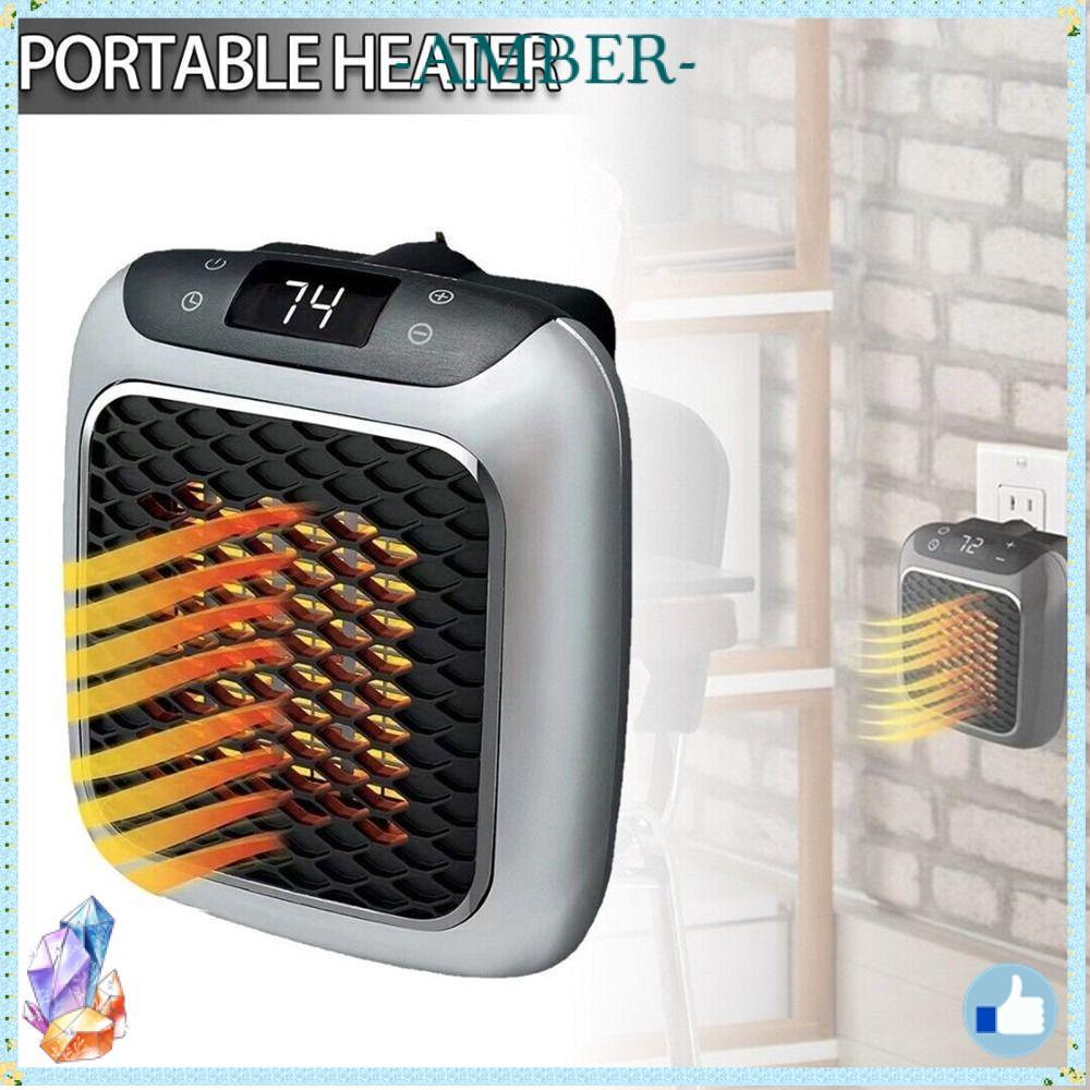 AMBER Handy Heater แบบพกพาความร้อนอย่างรวดเร็วเครื่องทําความร้อนไฟฟ้าเครื่องเป่าลมร้อนเครื่องทําความ