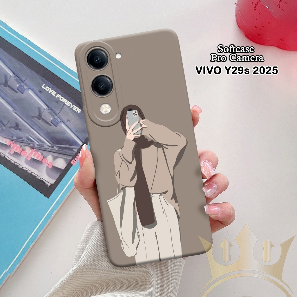 HP Softcase VIVO Y29S 2025 - ORORA - เคส VIVO Y29S ล่าสุด - เคสฮิญาบ Motif - VIVO - Softcase VIVO Y2