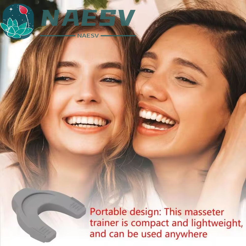 NAESV Jaw Exerciser เครื่องมือ, Jawline Exerciser Jaw Trainer คอ Toning อุปกรณ์, Double Chin Exercis