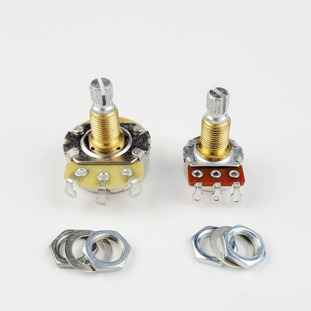 Alpha เพลาทองเหลือง Potentiometer (POT) สําหรับกีตาร์ไฟฟ้าเบส A250K/B250K/A500K/B500K