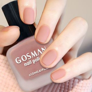 GOSMAN 12ML ยาทาเล็บฝ้า ไม่ต้องอบ ไม่ต้องลอกยาทาเ สีทาเล็บแม…